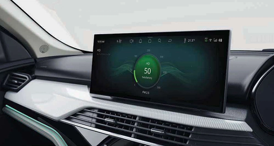 Tata Harrier EV, Built-in air purifier with live AQI readout on the infotainment screen