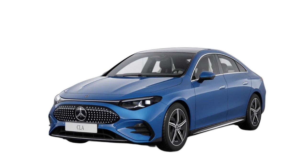 Mercedes-Benz CLA Electric in Clear Blue