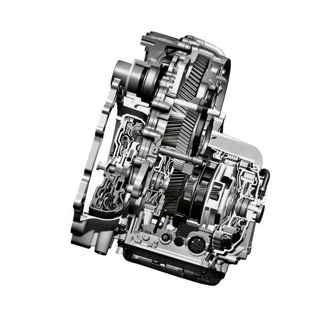 Land Rover Range Rover Evoque — Nine-speed automatic transmission (cutaway).