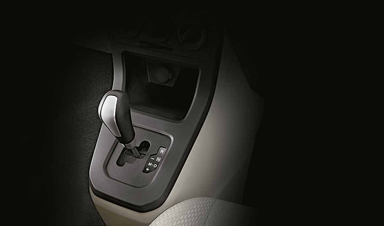 Maruti Suzuki Wagon R, Auto Gear Shift (AGS) selector enabling clutchless, two-pedal driving.