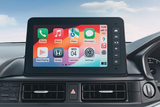 Honda Amaze, Wireless Apple CarPlay on the 8-inch touchscreen