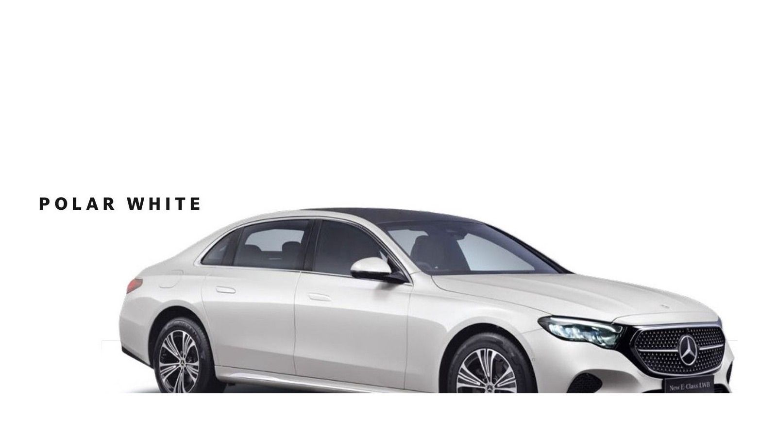 Mercedes-Benz E-Class in Polar White