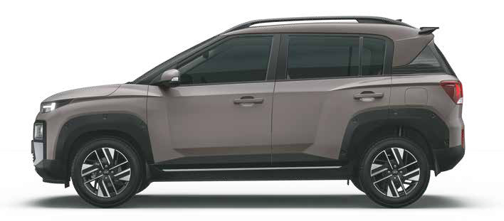 Hyundai Exter — R15 diamond-cut alloy wheels with wheel-arch cladding