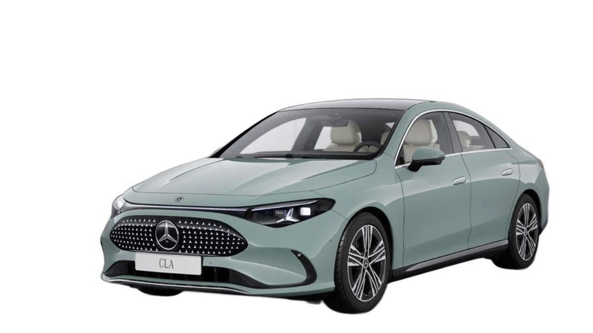 Mercedes-Benz CLA Electric in Aqua Mint
