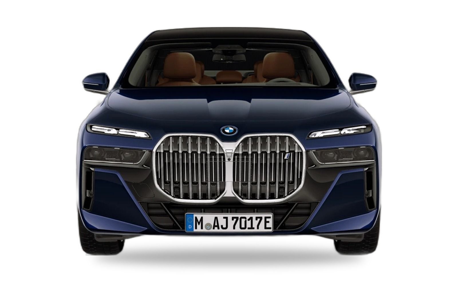 BMW i7 in BMW Individual Tanzanite Blue