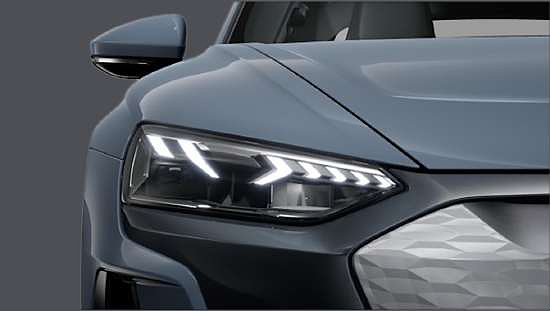 Audi e-tron GT, Matrix LED headlamp with the signature four-element LED daytime running lights
