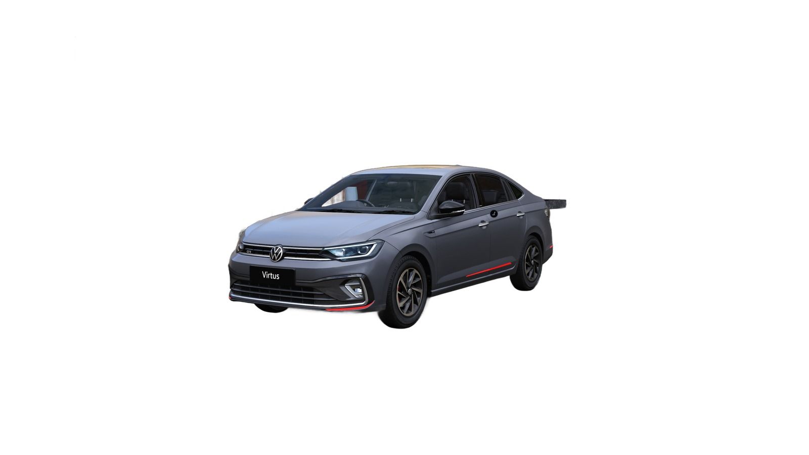 Volkswagen Virtus in Carbon Steel Matte Grey
