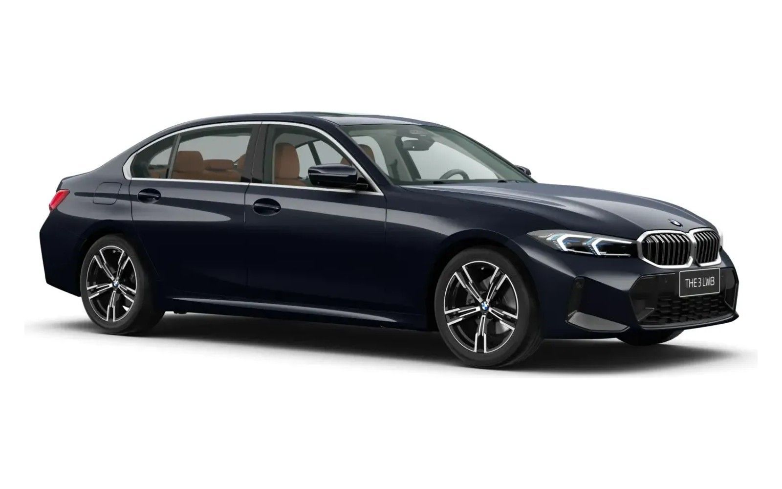 BMW 3 Series LWB in M Carbon Black metallic