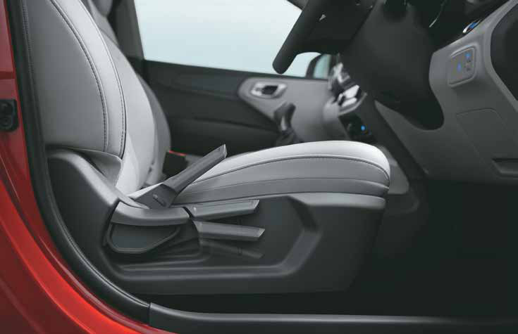 Hyundai Grand i10 Nios — Driver seat height adjuster