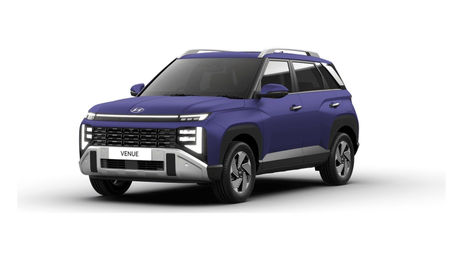 Hyundai Venue in Mystic Sapphire Matte