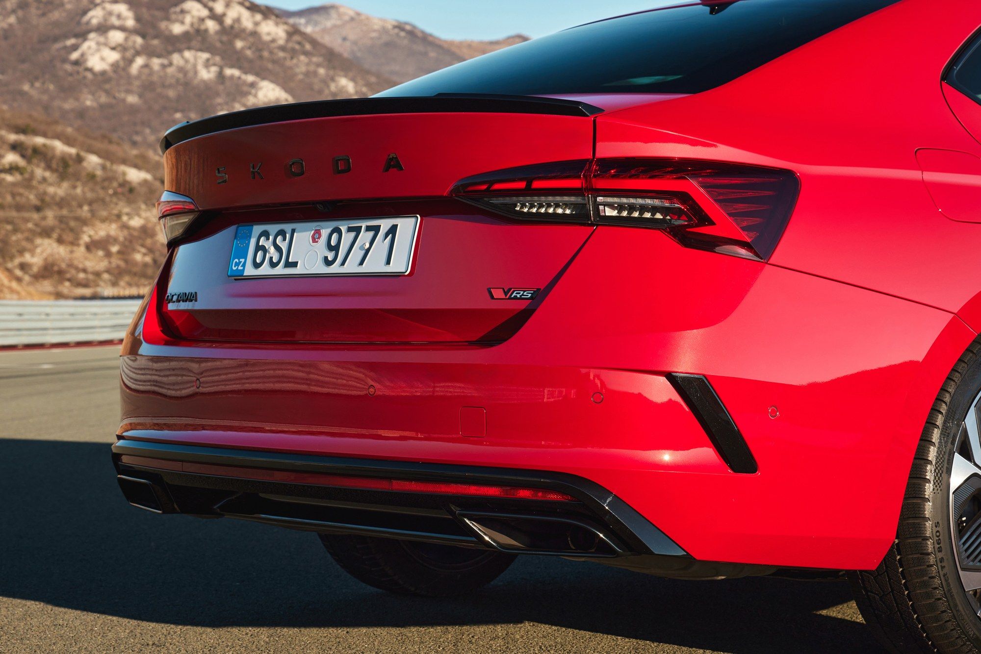 Skoda Octavia RS rear spoiler