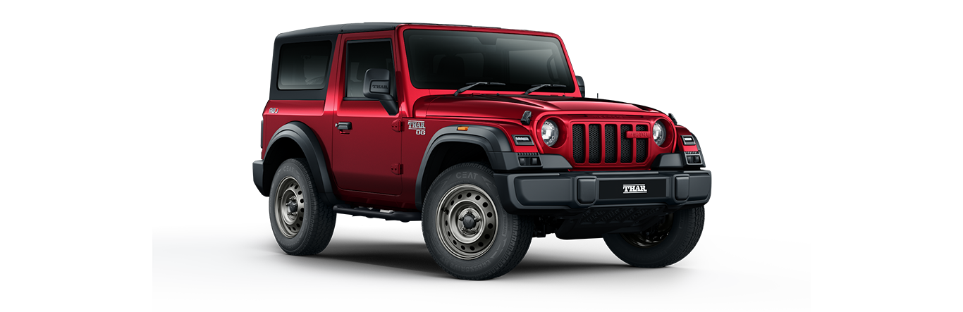 Mahindra Thar OG in Tango Red