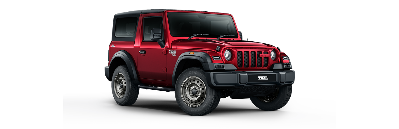 Mahindra Thar OG in Tango Red