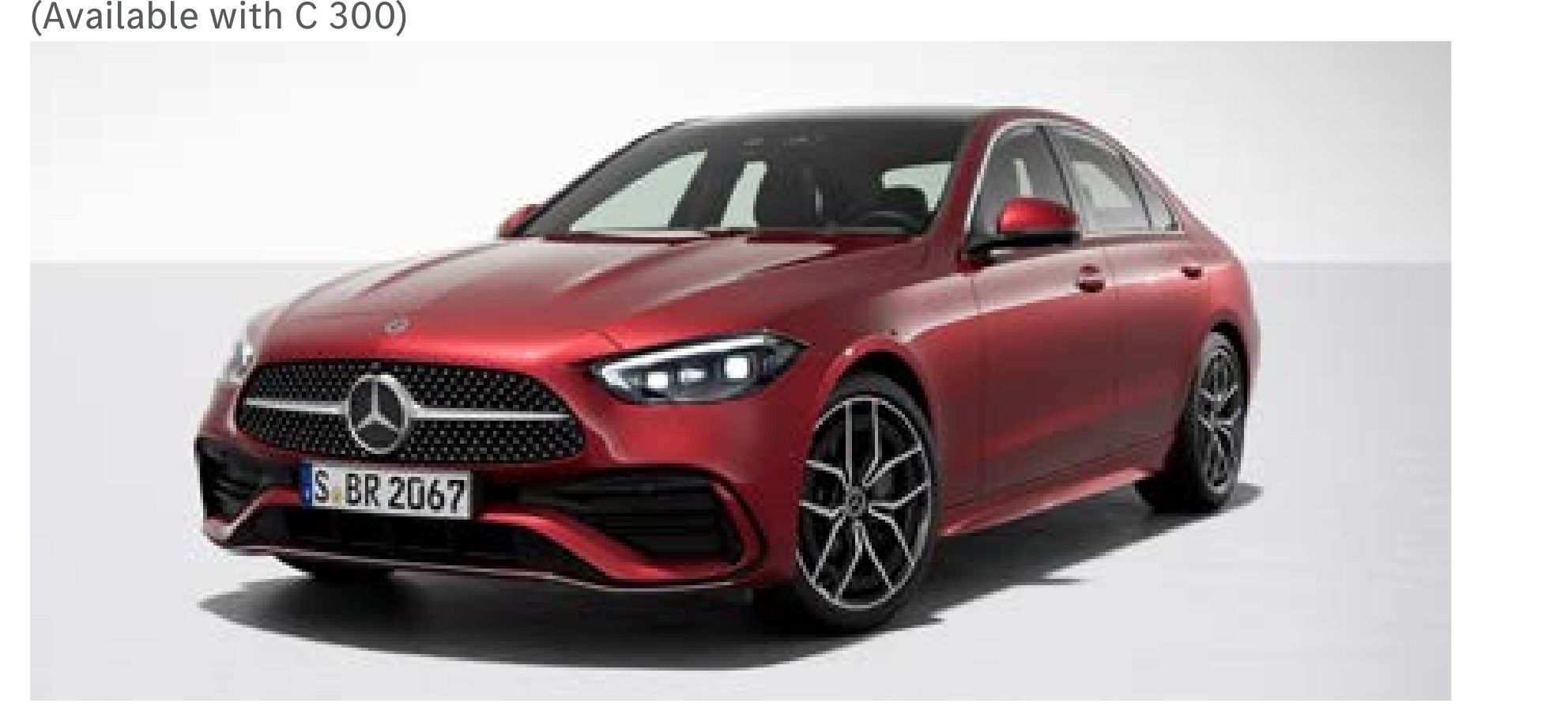 Mercedes-Benz C-Class in MANUFAKTUR Patagonia Red