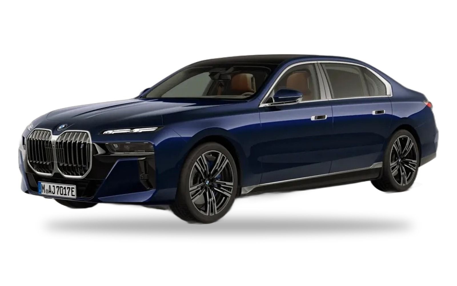 BMW 7 Series in BMW Individual Tanzanite Blue