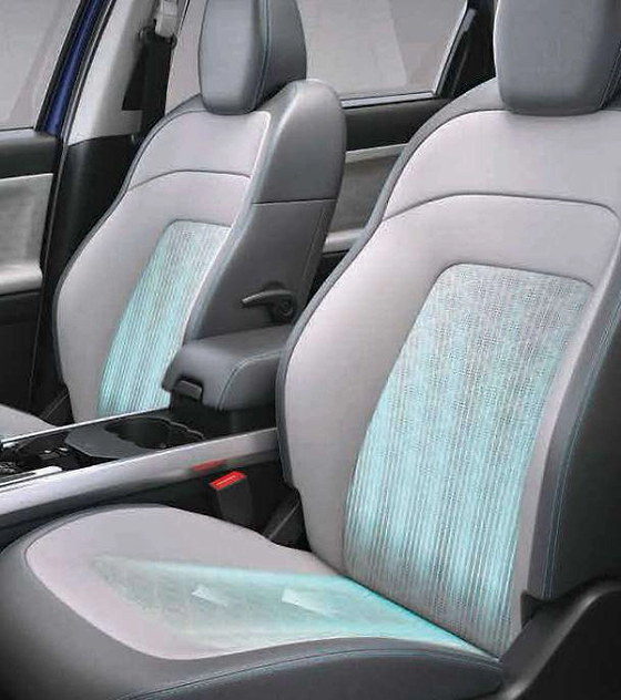 Tata Harrier EV, Ventilated front seats with powered adjustment - 6-way powered memory driver seat and 4-way powered co-passenger seat