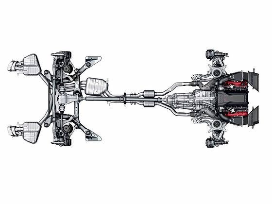 Audi RS5, quattro permanent all-wheel-drive powertrain with crown-gear centre differential