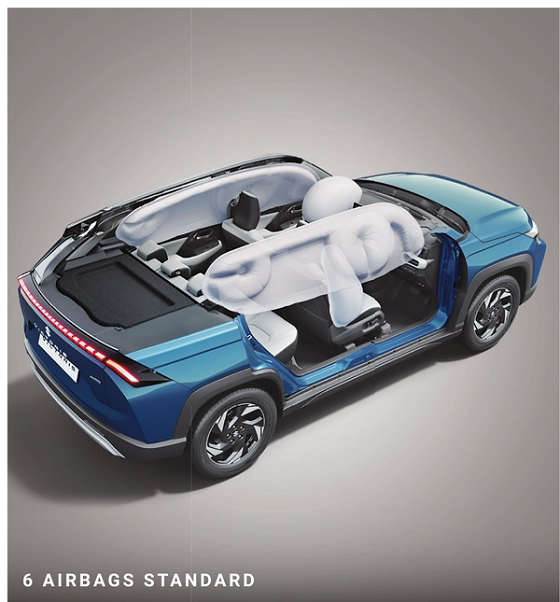 Maruti Suzuki Victoris, 6 airbags as standard