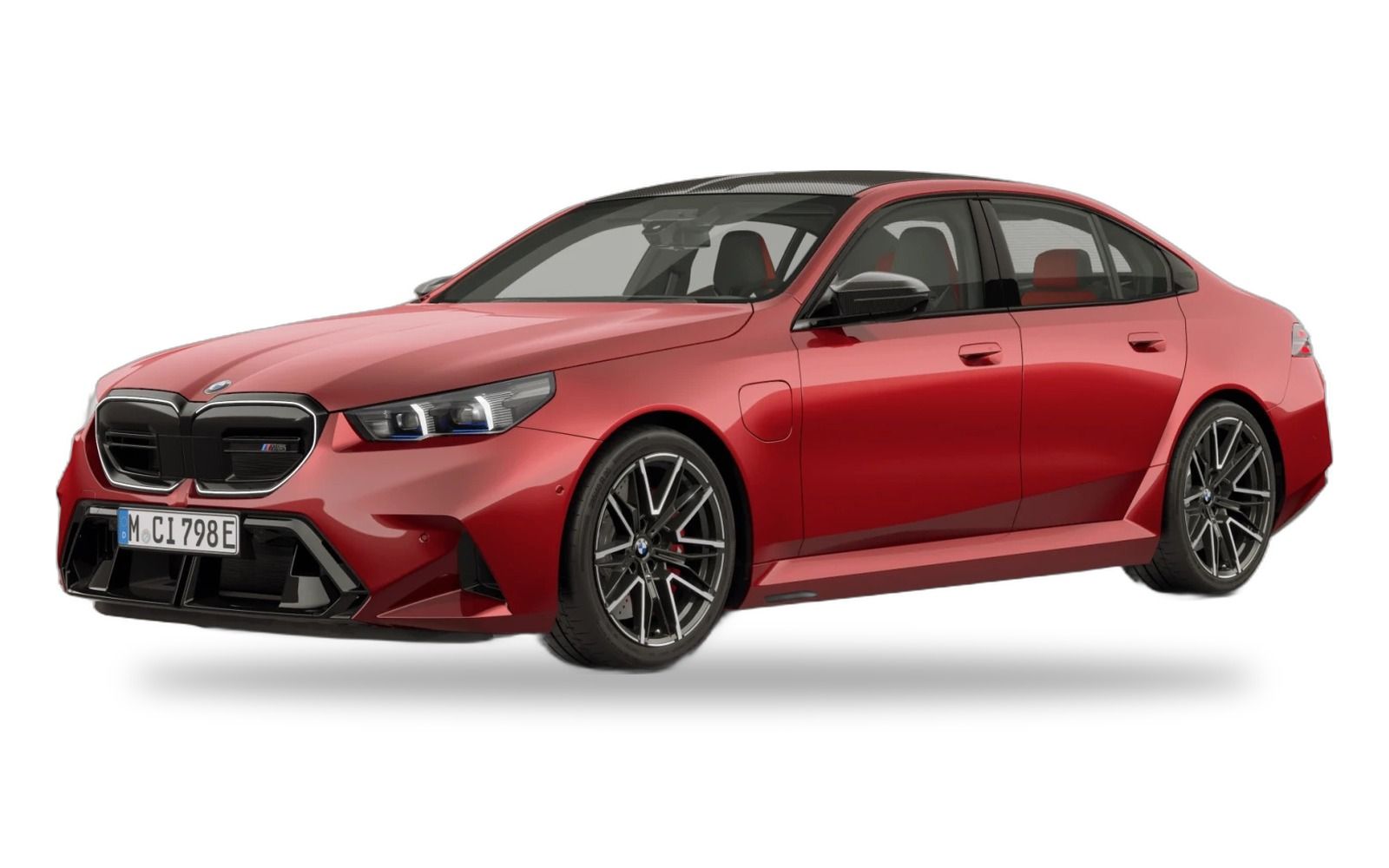 BMW M5 in Fire Red Metallic