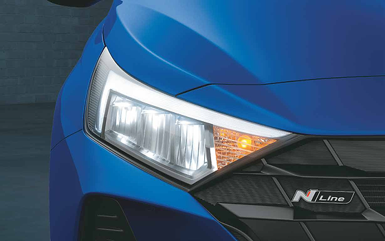 Hyundai i20 N Line, LED headlamps with signature LED DRLs