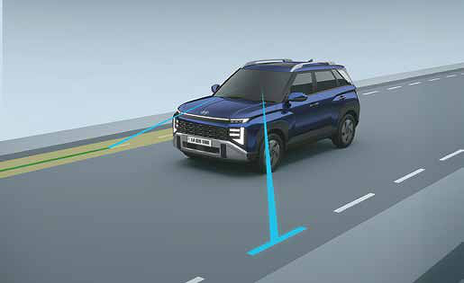 Hyundai Venue, Lane Keeping Assist (LKA)