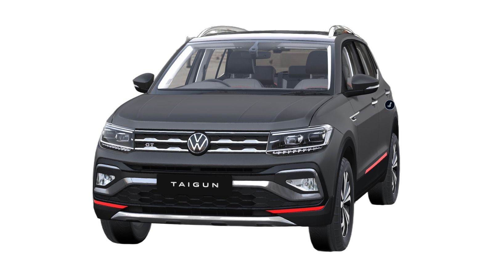 Volkswagen Taigun in Carbon Steel Grey Matte