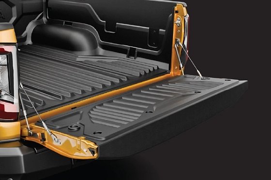 Toyota Hilux, Tough load deck with tailgate-assist and tie-down points for serious payloads.