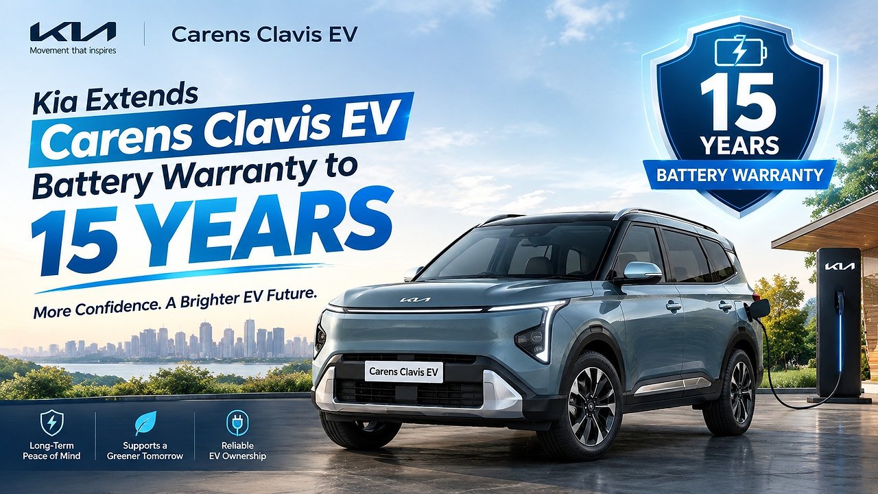 Kia extends Carens Clavis EV battery warranty to 15 years