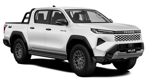 Hilux in Super White colour