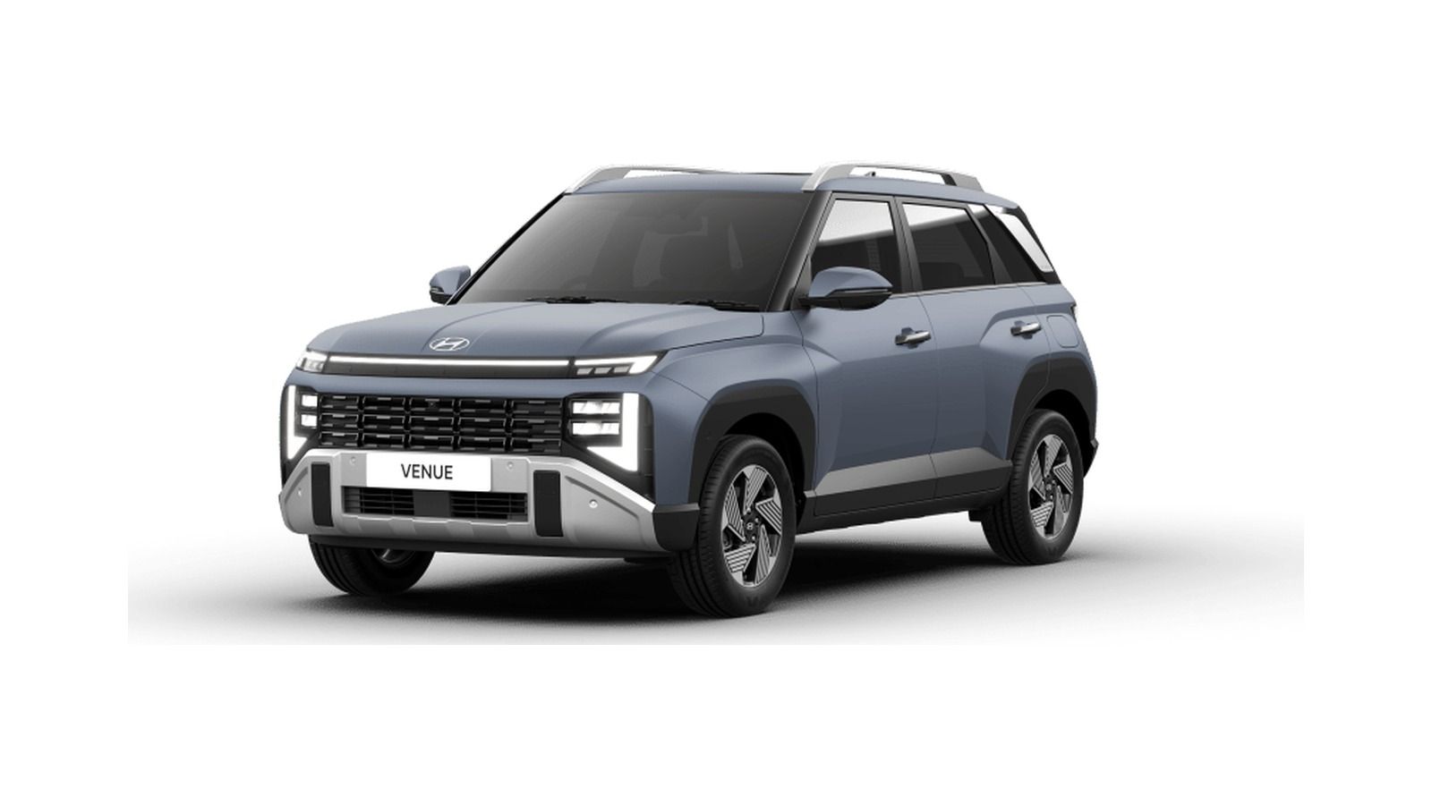 Hyundai Venue in Hazel Blue Matte