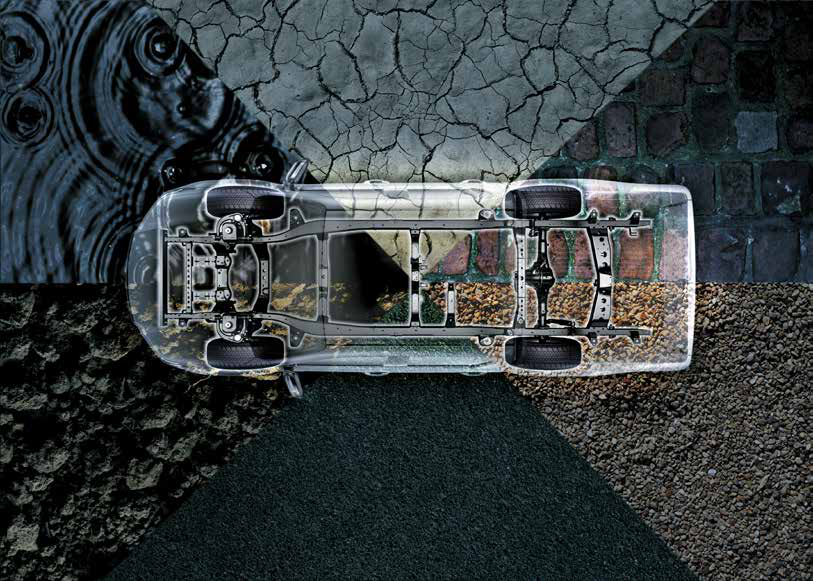 Toyota Hilux — Rugged ladder-frame chassis underpins the body-on-frame build.