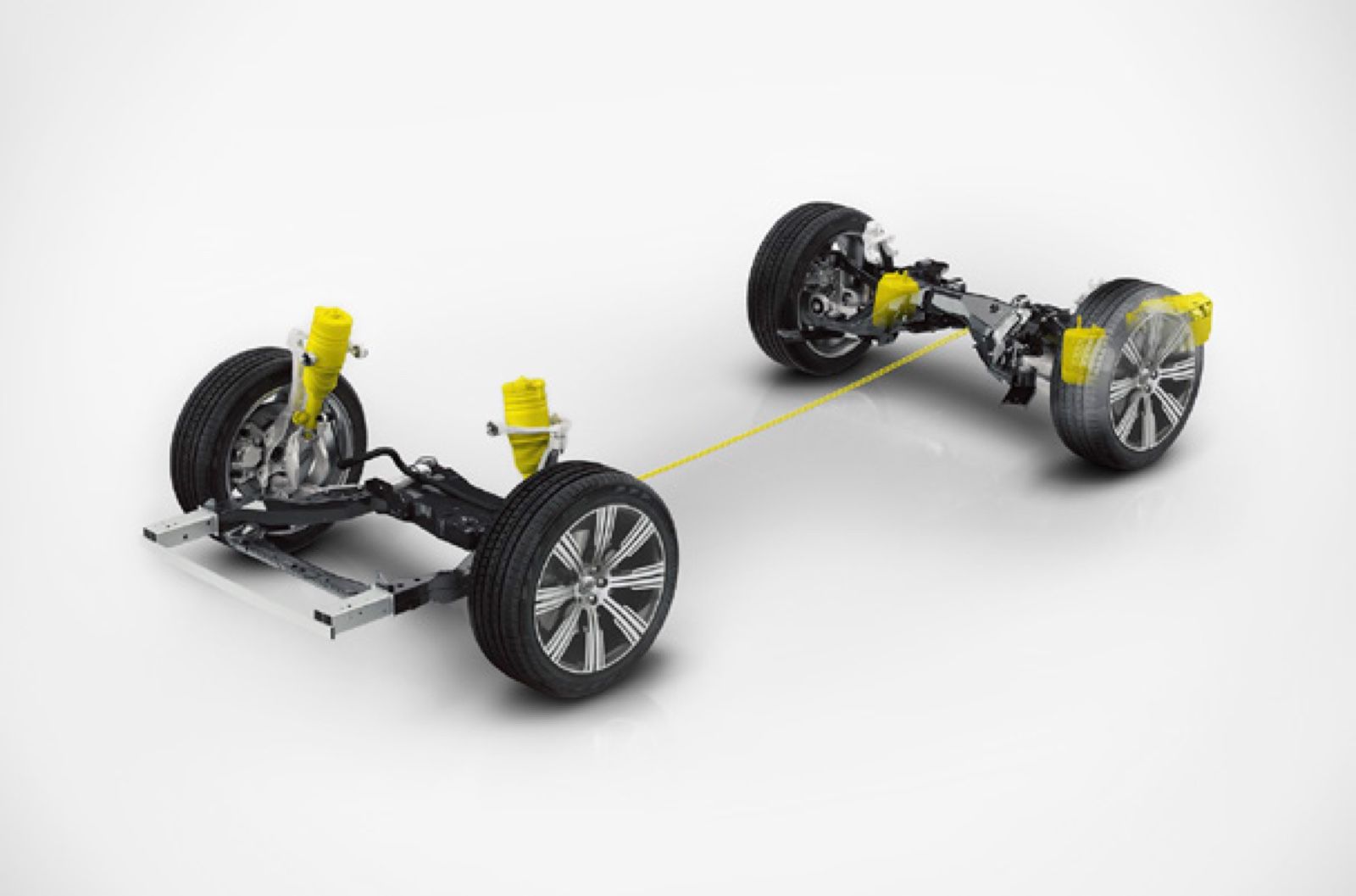 Volvo XC90 — All-wheel-drive chassis with independent suspension at every corner