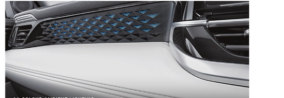 Maruti Suzuki Victoris, 64-colour ambient interior lighting on the dashboard