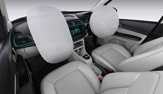 Tata Tigor EV, Dual front airbags for driver and front passenger