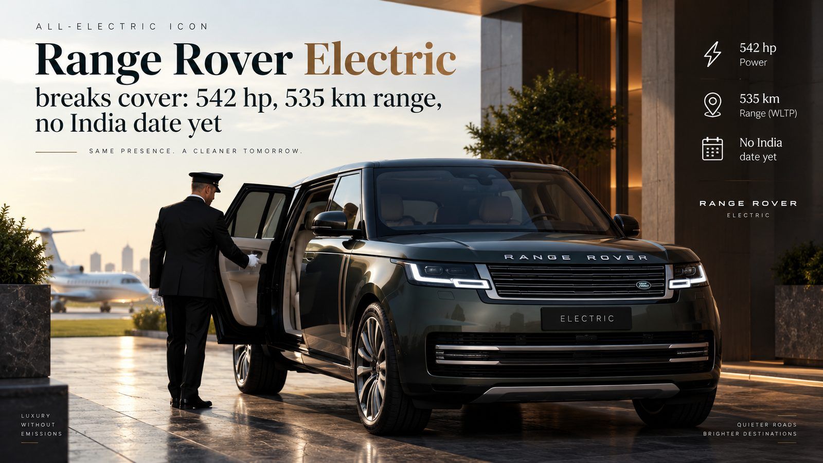 Range Rover Electric breaks cover: 542 hp, 535 km range, no India date yet