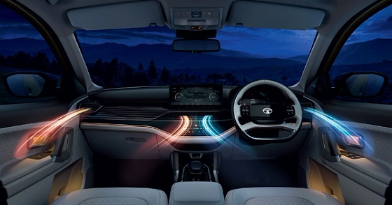 Tata Safari, Voice-assisted dual-zone fully automatic air conditioning