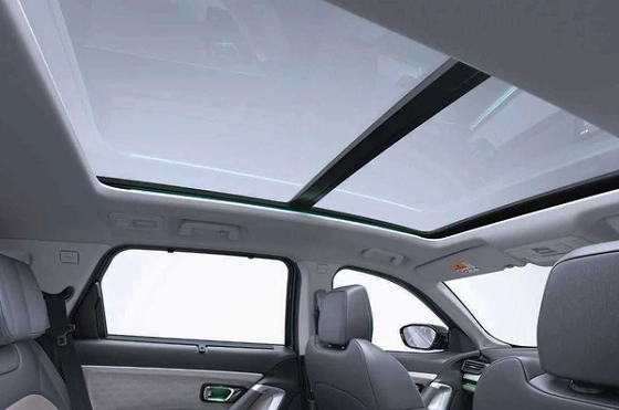 Tata Harrier EV, Voice-assisted panoramic sunroof floods the cabin with light