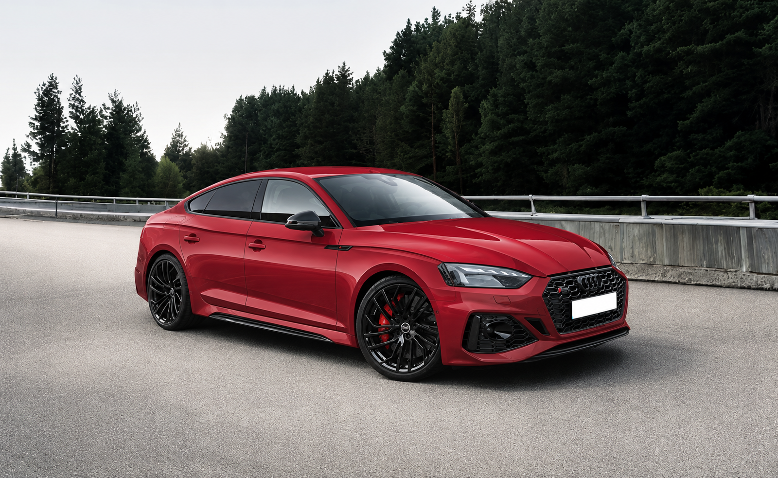 Audi RS5 in Tango Red