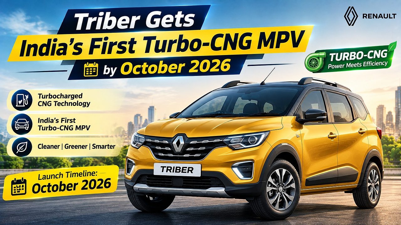 Triber gets India's first turbo-CNG MPV by October 2026