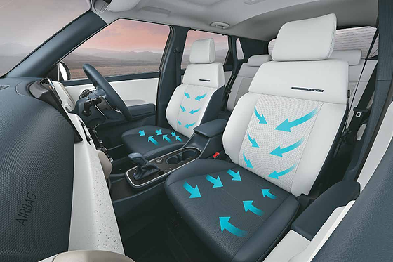 Hyundai Venue, Front row ventilated seats