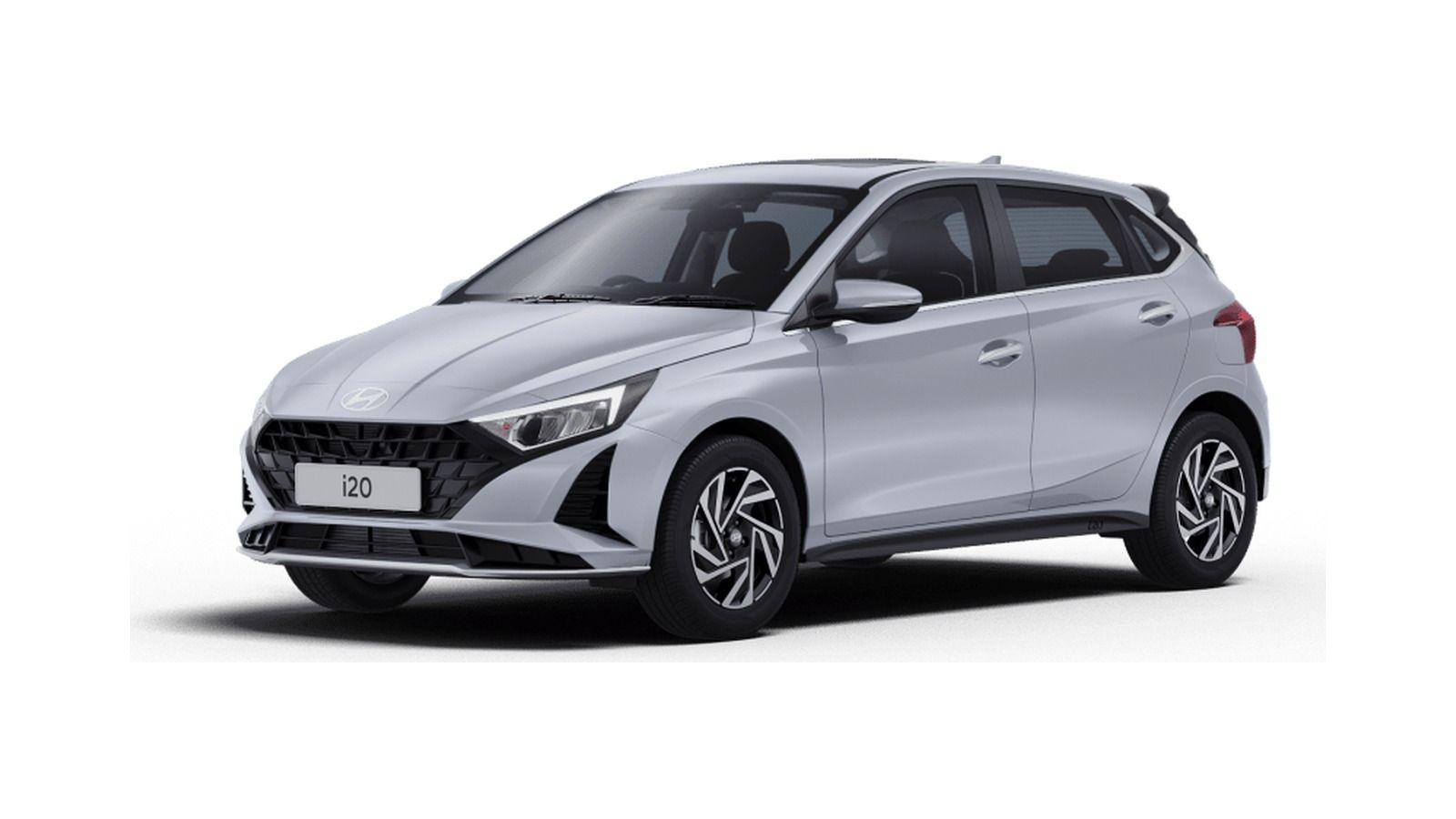 Hyundai i20 in Typhoon Silver