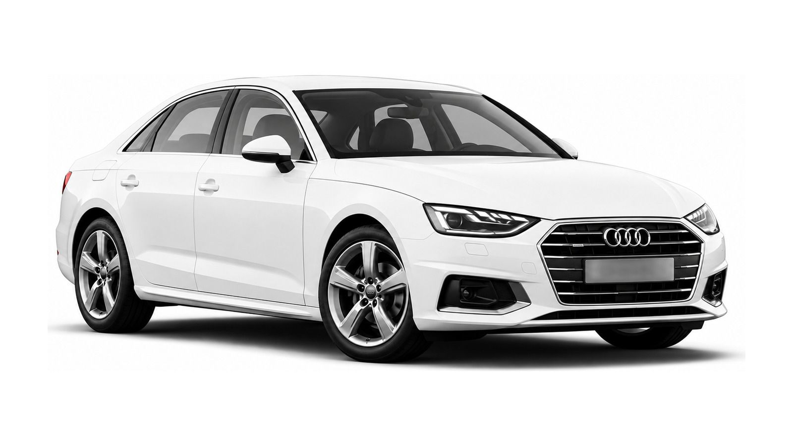 Audi A4 in Glacier White
