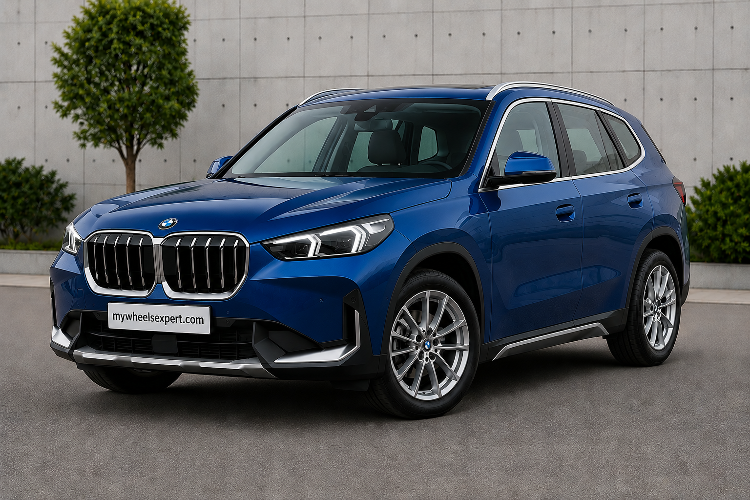 BMW X1 in Phytonic Blue Metallic