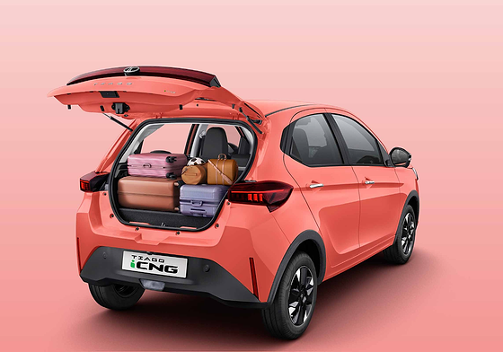 Tata Tiago, Smartly designed usable boot space stays uncompromised for everyday practicality in the iCNG