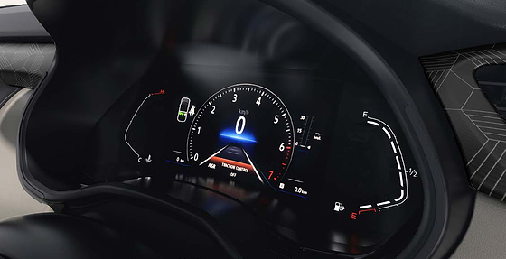 Renault Triber, 17.78 cm TFT digital instrument cluster