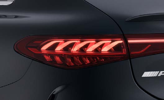 Mercedes-Benz Mercedes-AMG EQS 53 4MATIC+ — Rear LED tail lamps with illuminated 3D helix design