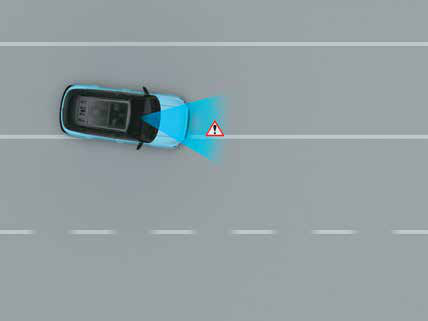 Hyundai Creta Electric — Forward Collision-Avoidance Assist (FCA) with forward collision warning