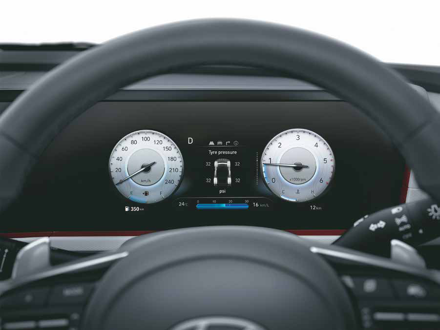 Hyundai Creta — Tyre-pressure monitoring system (Highline)