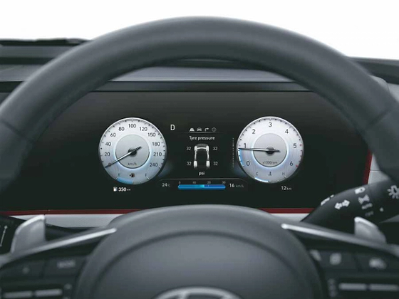 Hyundai Creta, Tyre-pressure monitoring system (Highline)
