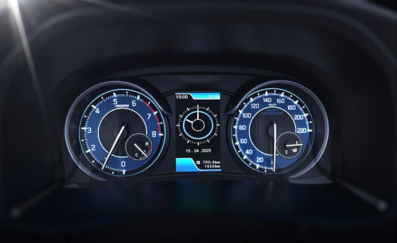 Maruti Suzuki Ertiga, Analogue instrument cluster with colour multi-information display